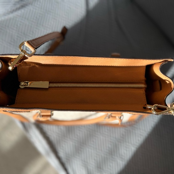 Michael Kors Brown and Cream Satchel - Picture 3 of 5